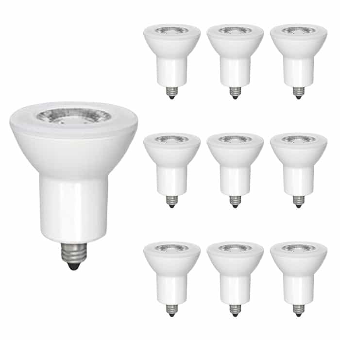 LDR5LWE114 東芝 LED白熱電球 ハロゲン白熱電球手合い 100W形好いかげんに 白熱電球色 2700K 口金E11 広角 10個書き割り LDR5L-W-E11/4