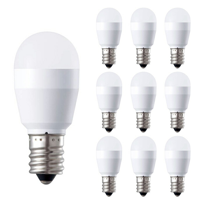 LDT1LHE12 パナソニック LED電球 常夜灯タイプ 電球色 口金E12 10個セット LDT1L-H-E12