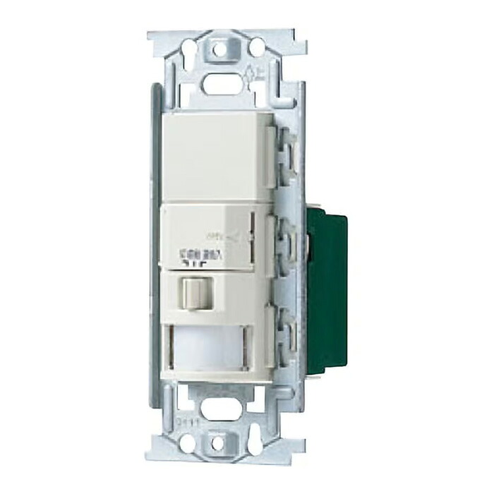 WN5622K パナソニック フルカラー 壁取付 熱線センサ付自動スイッチ 2線式 3路配線対応形 検知後連続動作時間約10秒～30分可変形 明るさセンサ・手動スイッチ付