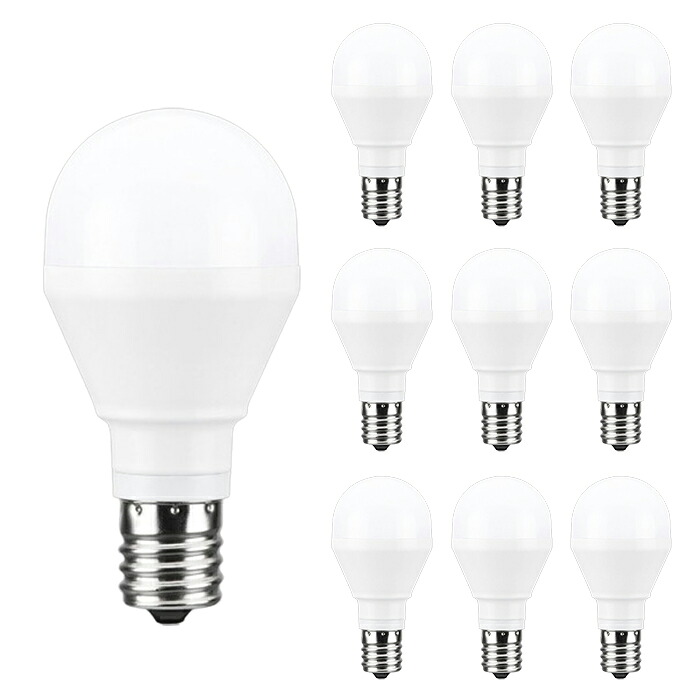 LDA6LGE17S60W2 東芝 LED電球 ミニクリプトンタイプ 小形電球タイプ 60W形相当 電球色 口金E17 10個セット LDA6L-G-E17/S/60W2|照明デポ