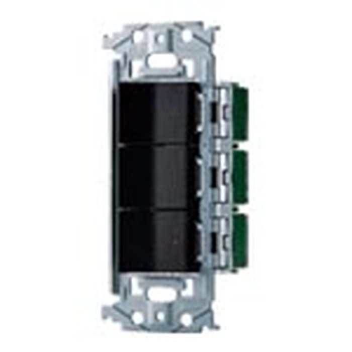 WNSS51888B パナソニック SO-STYLE 埋込スイッチセット パイロットスイッチC 0.5A×3 マットブラック|照明デポ