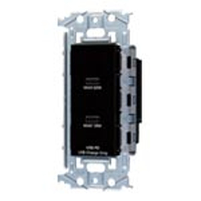 WTL1488B パナソニック 現金前貸しつづき物 埋込申し受ける用USB差し込み2界面 最大限度60W USB-C 金属元素枠付 黒いこと