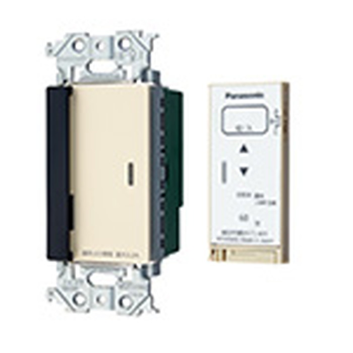 WTA56713FK パナソニック アドバンスシリーズ とったらリモコン 2線式 親器 3路配線対応形 逆位相調光用 3チャンネル形 適合LED専用3.2A マットベージュ
