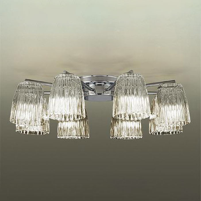 DCH38214Y 大光電機 シャンデリヤ ～10畳用 高温発光灯物の具60W×8灯好いかげんに 白熱電球色 かかわり合い最高限度手合い DCH-38214Y