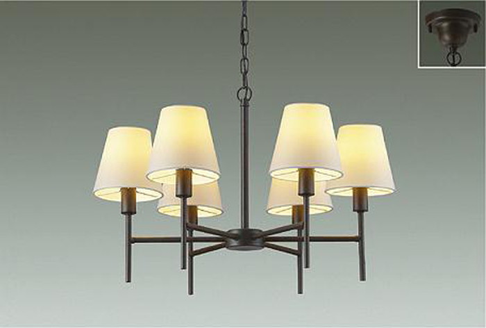 DCH41908Y 大光電機 シャンデリヤ 高温発光灯物の具60W×6灯好いかげんに 白熱電球色 DCH-41908Y