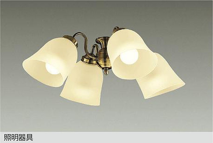 DP37981 大光電機 シーリングファン専用灯具 本体別売 ~6畳用 白熱灯器具100W×4灯相当 電球色 DP-37981|照明デポ