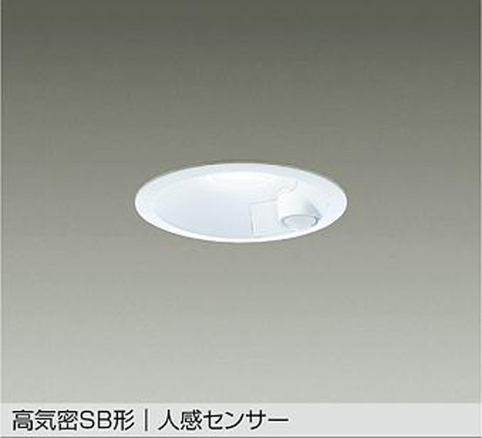 DDL5703WW 大光電機 打ち倒すともし火 人感感知器付 埋込穴Φ100 高温発光灯物の具100W好いかげんに 昼白いこと 5000K 配光60° 防雨型 DDL-5703WW インテリア・寝具・収納-ライト・照明器具-天井照明