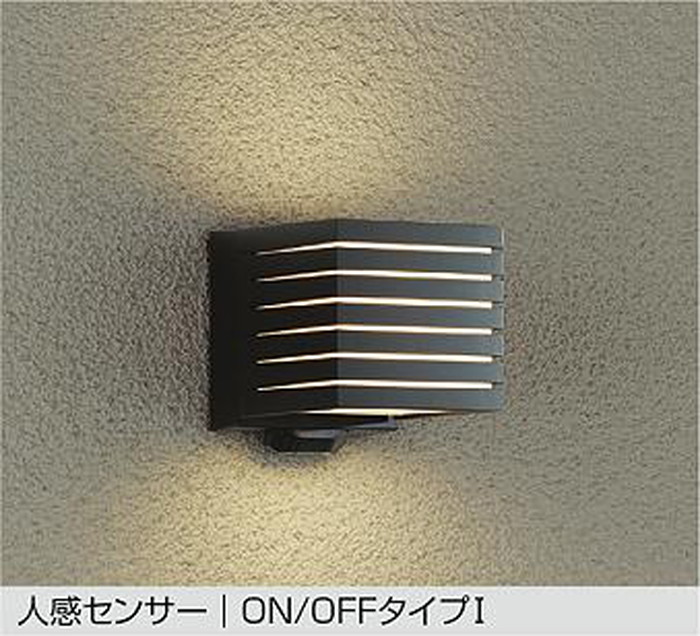 DWP39661Y 大光電機 ポーチライト 人感センサ付 白熱灯器具60W相当 電球色 防雨型 DWP-39661Y