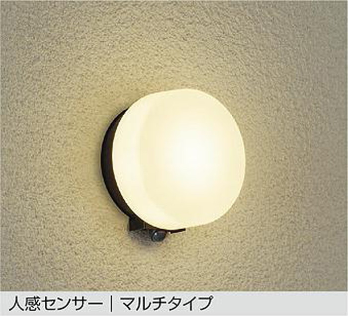 DWP40867Y 大光電機 ポーチライト 人感センサー付 白熱灯器具60W相当 電球色 防雨型 DWP-40867Y