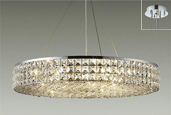 LZH91652YC 大光電機 シャンデリア ～8畳用 白熱灯器具60W×8灯相当 電球色 LZH-91652YC
