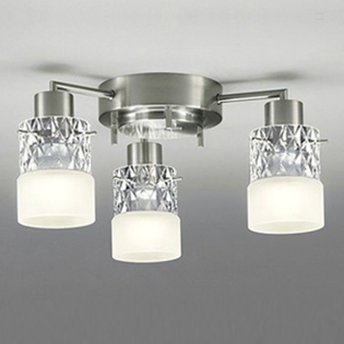OC257175BR オーデリック シャンデリア 白熱灯器具100W形&times;3灯相当 電球色～昼光色 Bluetooth調光・調色可能 引掛シーリングタイプ｜照明デポ 21,244円
