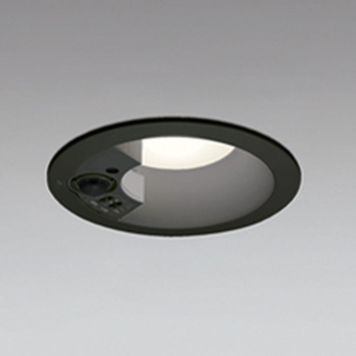 OD261945R オーデリック ダウンライト 人感センサー付 埋込穴Φ100 白熱灯器具60W相当 温白色 ブラック