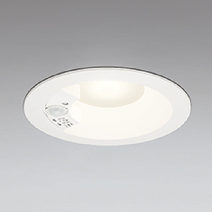 OD261280R オーデリック ダウンライト 人感センサー付 埋込穴Φ125 白熱灯器具60W相当 温白色 ホワイト
