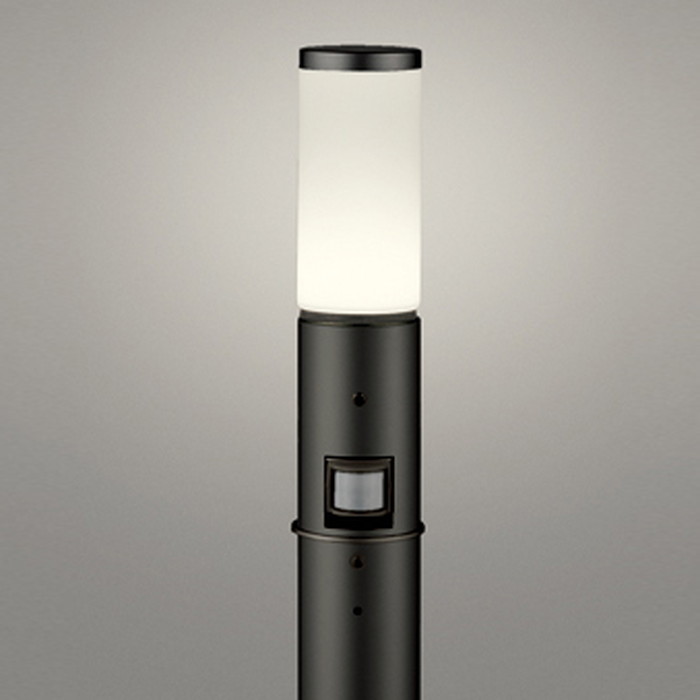 OG254649LCR オーデリック ガーデンライト 人感センサー付 地上高1000mm 白熱灯器具60W相当 電球色 防雨型｜照明デポ