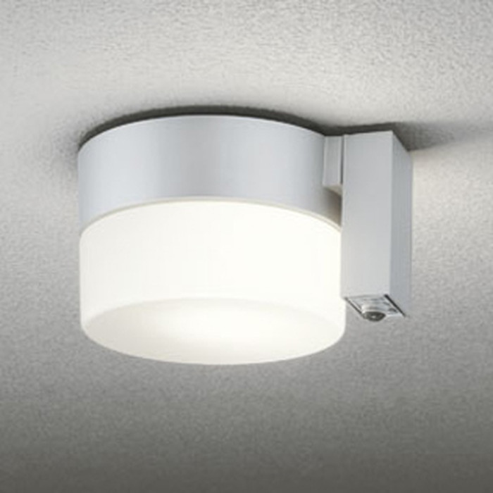 OG254987LCR オーデリック 軒下シーリングライト 人感センサー付 白熱灯器具60W相当 電球色 防雨型｜照明デポ