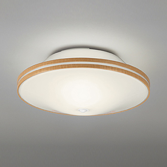 OL011250LR オーデリック 小型シーリングライト 人感センサー付 白熱灯器具60W×2灯相当 電球色