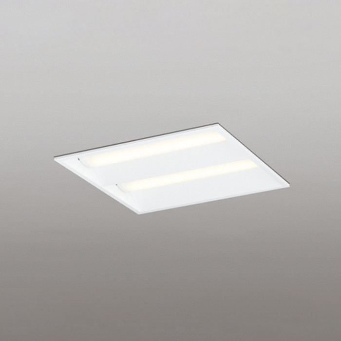 XD466019P2E オーデリック ベースライト スクエアタイプ 埋込穴□450 FHP45W×4灯相当 電球色 3000K 埋込タイプ