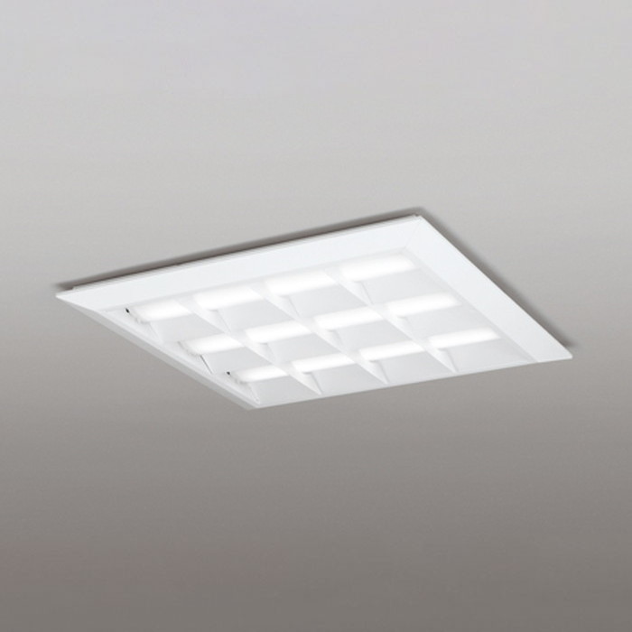 XL501053P1B オーデリック ベースライト スクエアタイプ ルーバー付 埋込穴□600 FHP45W&times;3灯相当 昼白色 5000K PWM調光可能 直付・埋込兼用タイプ｜照明デポ