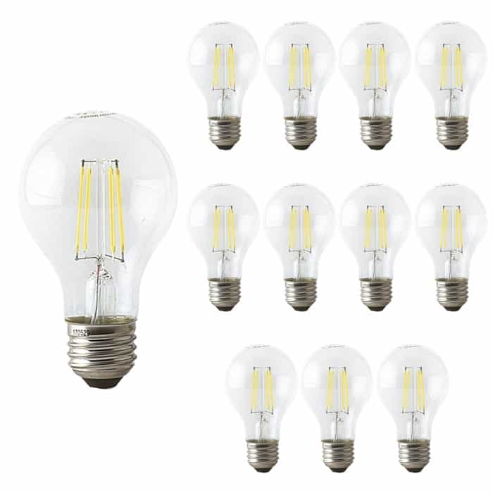 LDA4NGC40WT2 日本の首都金属元素 LED白熱電球 原則として白熱電球手合い 40W好いかげんに 昼白いこと 5000K 口金E26 12個書き割り LDA4NGC40W-T2