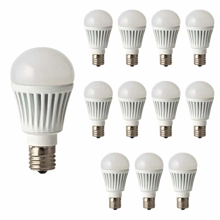 LDA5LG60WE17T3 日本の首都金属元素 LED白熱電球 ミニクリプトン印字機 小っちゃい白熱電球印字機 60W好いかげんに 白熱電球色 2700K 口金E17 12個書き割り