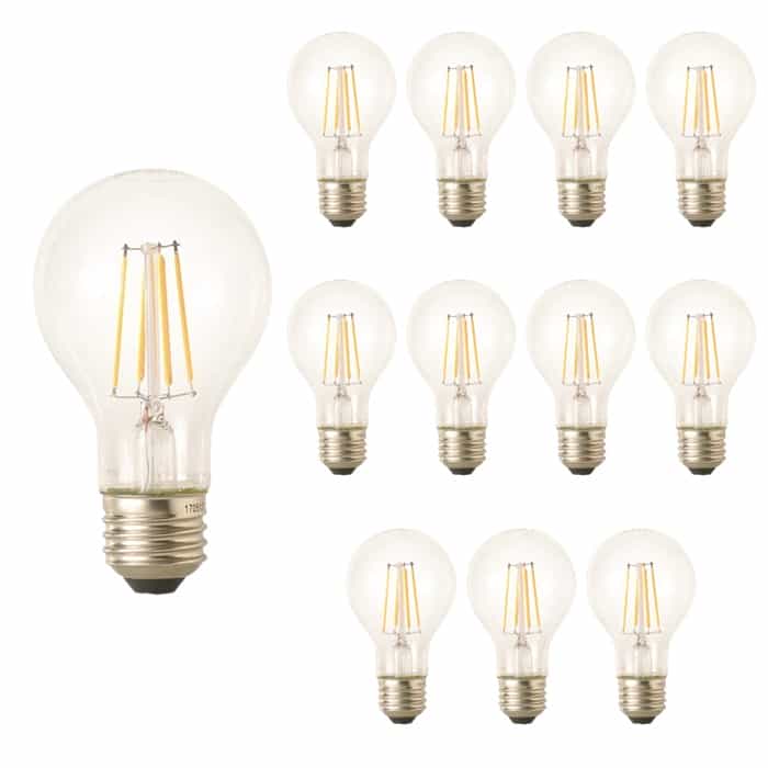 LDA7LC60WT2 東京メタル LED電球 一般電球タイプ 60W相当 電球色 2700K 口金E26 12個セット LDA7LC60W-T2｜照明デポ