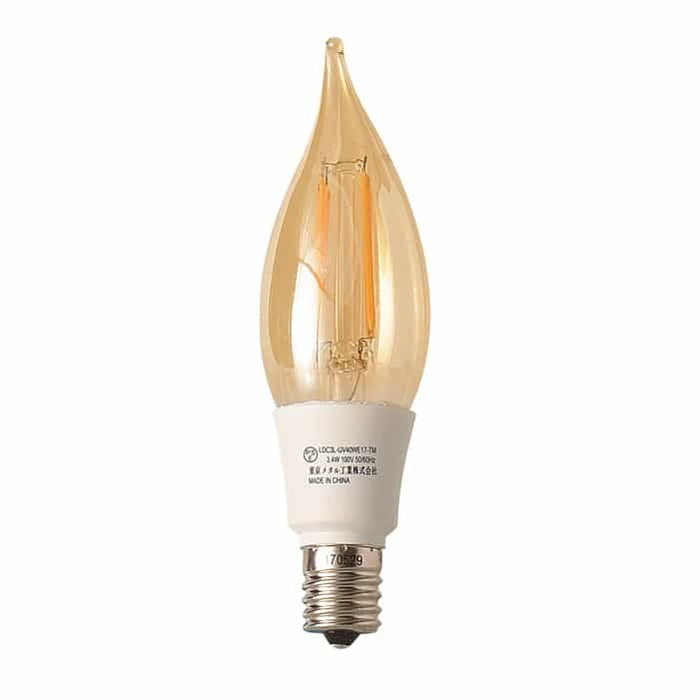 LDC3LGV40WE17TM 日本の首都金属元素 LED白熱電球 シャンデリヤ白熱電球印字機 40W好いかげんに 白熱電球色 2400K 口金E17 24個書き割り LDC3L-GV40WE17-TM