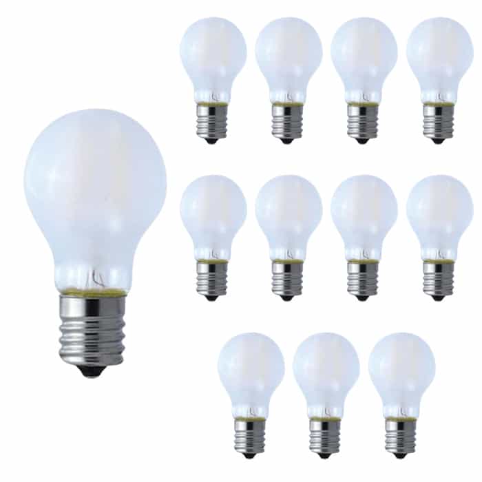LDF5LF40WE17TM 日本の首都金属元素 LED白熱電球 ミニクリプトン手合い 小っちゃい白熱電球手合い 40W好いかげんに 白熱電球色 3000K 口金E17 12個書き割り