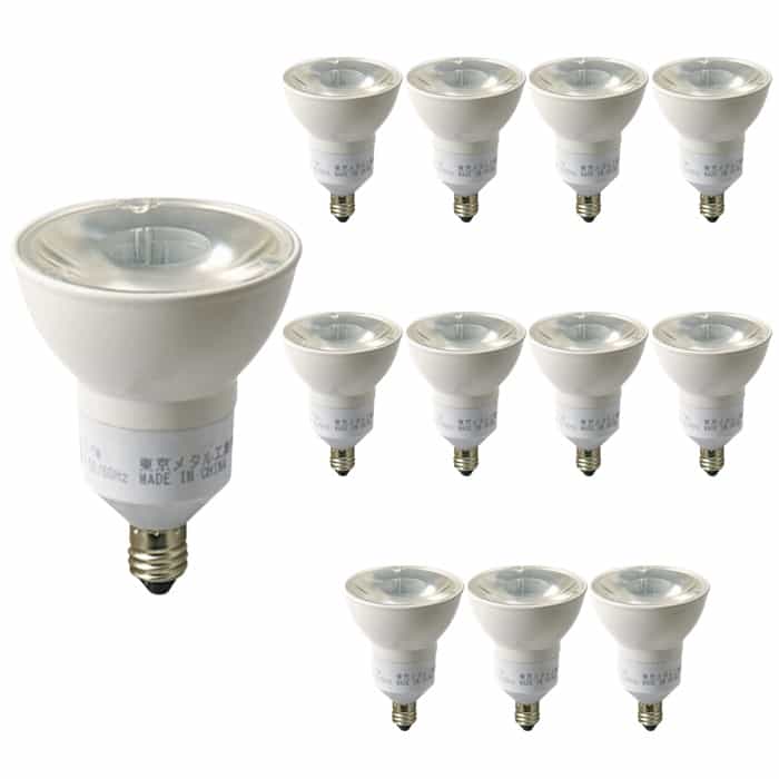 LDR6LDWE11TM 東京メタル LED電球 ハロゲン電球タイプΦ50 60W相当 電球色 2700K 調光対応 口金E11 12個セット LDR6LDWE11-TM｜照明デポ