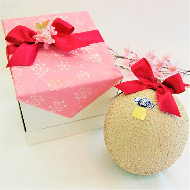 【 お祝 内祝 に！ 指定日 OK】 無料 で 桜 ラッピング 静岡県産 マスクメロン クラウンメロン 1個 化粧箱 届け日指定 フルーツ プレゼント ギフト 果物 のし対応 お礼 誕生日 ホワイトデー 入学 卒業 合格 就職 進学 お誕生日 贈答 送料無料 メッセージカード