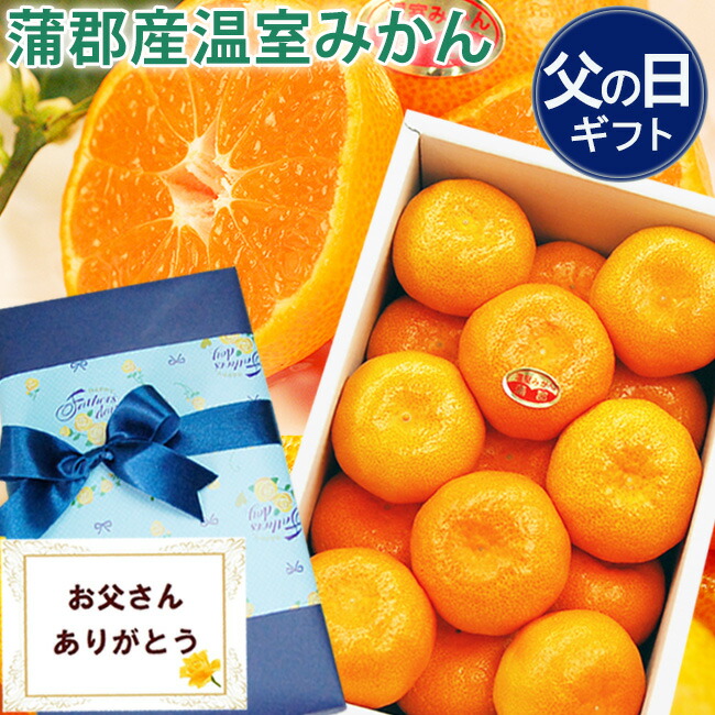 お届け日ご指定OK  父の日ギフト 糖度12度 愛知県 蒲郡産 高級 温室 みかん SもしくはＭサイズ【 秀品 】化粧箱入り お届け日指定 フルーツ ギフト プレゼント 高糖度 食べやすい 果物 ギフト 無料メッセージカード付き 人気 グルメ 高級 健康