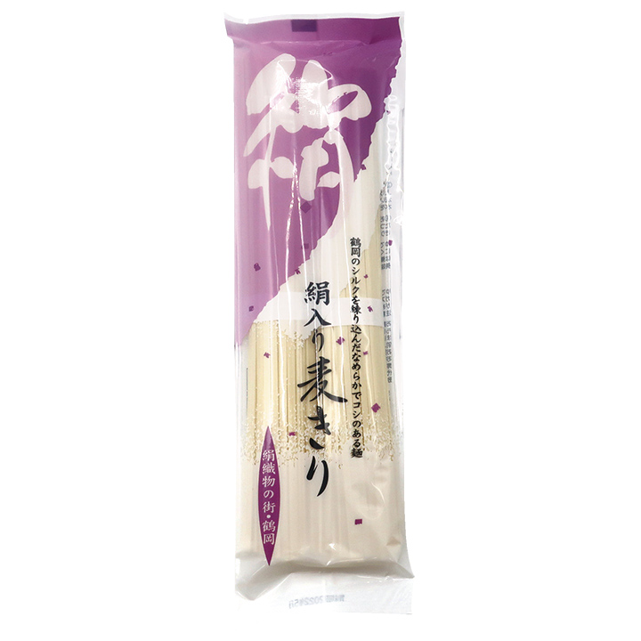 麺本舗善三郎 商品 絹入り麦きり 200g 1袋