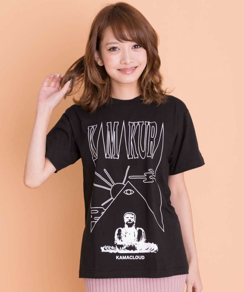 楽天市場 Whitelilyオリジナル Kamakura Freemasonry Buddha オリジナル 大仏 フリーメイソンtシャツ 鎌倉 満天