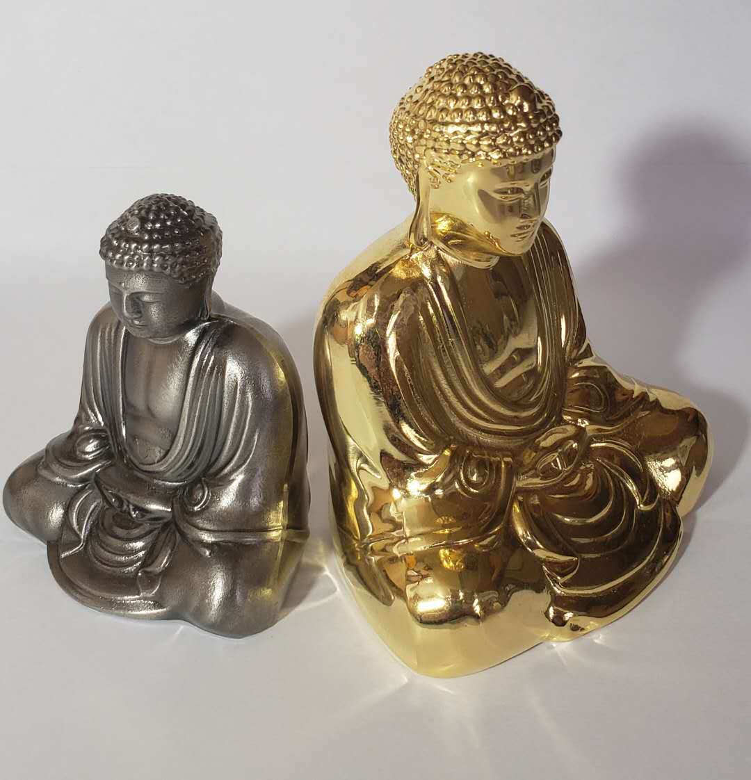 鎌倉土産 置物 鎌倉大仏 大 3 0寸 ゴールド シルバー