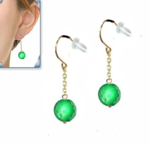 K18グリーンストーン ピアス 楽天市場】K18 グリーンアベンチュリン スクエア 一粒 ピアス ※在庫