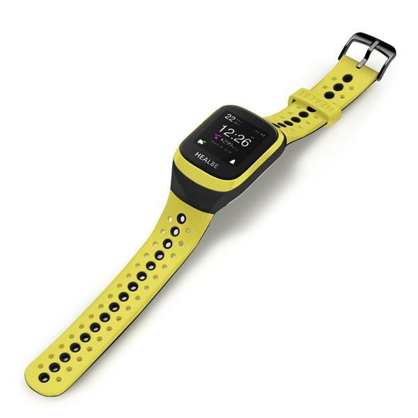 HEALBE スマートウォッチ ウオッチ ユニ一発やる HEALBE Gobe3 ヒルビー キロカロリー自動小銃位置づける キロカロリー数えること 心臓の鼓動計 お休み 置き目品 かっこ良いダンス楽隊 黄色