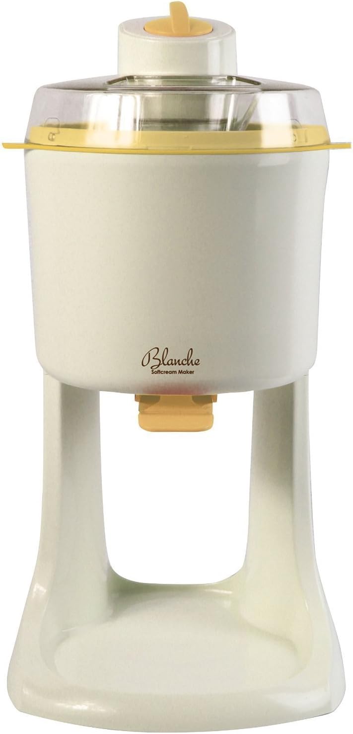 未当て嵌める品 ソフトクリーム製造業者 Blanche（ブランシェ） おうちで、たわい無いに！本格的なソフトクリームが作れる WGSM892 目あたらしい処方せん付き添い人 後片付けも楽頤