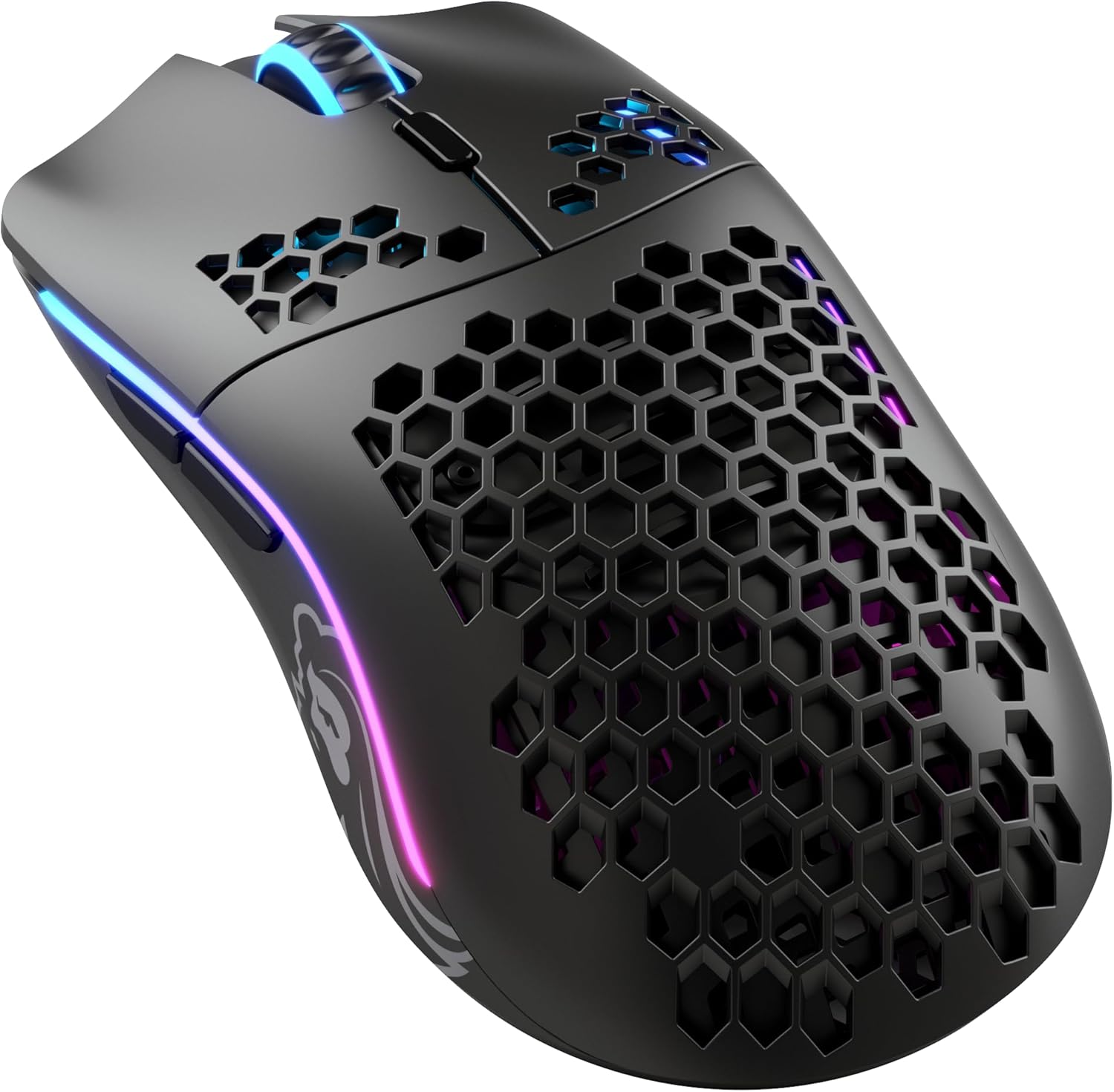 Glorious パソコン Gaming Race グロリアス 青写真o 無線電話 ゲーミングマウス 無線電話 RGB 軽さ二十日鼠 mouse gaming 静音 6個放送番組名取り草 国内置き目品 (69g) GLO-MS-OW-MB
