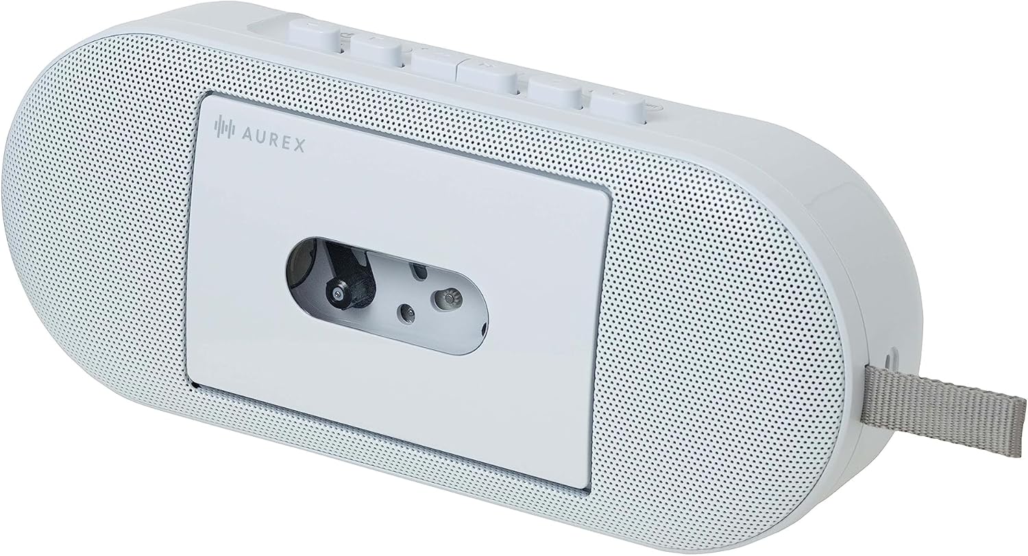 AUREX 高磁力スピーカーとパッシブラジエーター搭載 カセットプレイヤー AX-T10 USB TypeーC対応 LEDライト｜SHOP24
