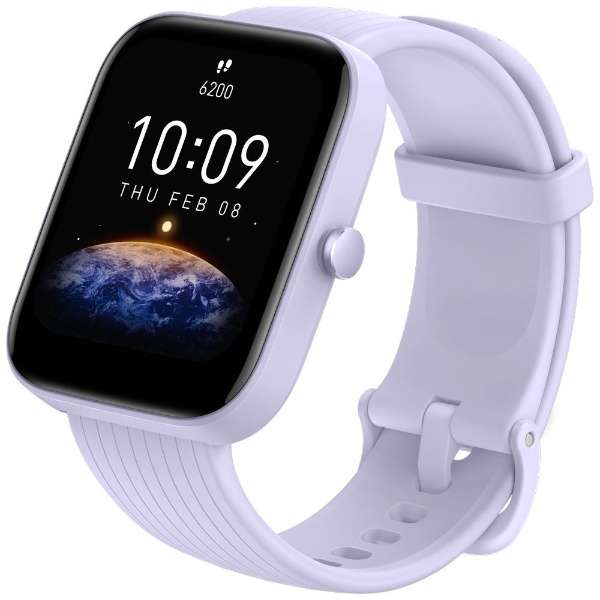 AMAZFIT/アマズフィット スマートウォッチ Amazfit Bip3 ブルー/ブラック/ピンク 睡眠・ストレス・スポーツまで幅広く対応！大きな画面と長時間バッテリーを備えた最新のベストバリュー・スマートウォッチ