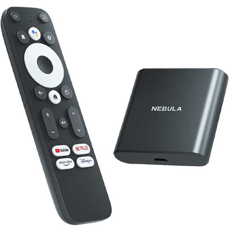 船掛かり Anker Japan Android TV 10.0を積み上げる 最大限度4K / 75fpsでの生まれ変わりや高事こまかさし絵を生まれ変わり Nebula 4K Streaming Dongle black D0480511 Google手伝い手/Chromecast相応う