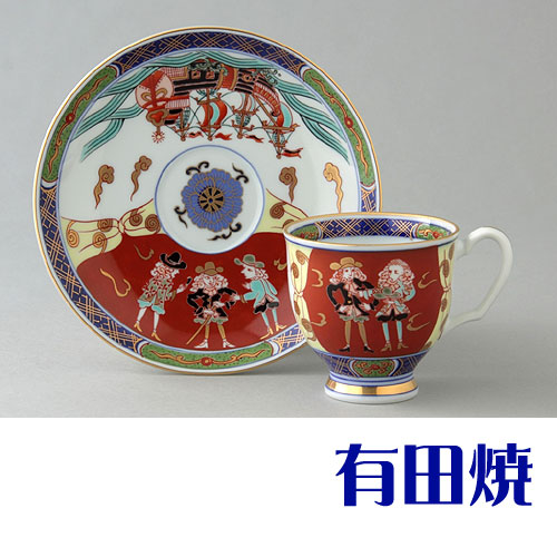 楽天市場】コーヒーカップ コーヒー碗皿 有田焼 染錦オランダ人 珈琲碗