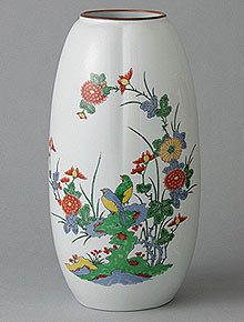 【花器・花立ての取り揃え日本最大限度級！】 有田焼 弥左ヱ門窯 卯月型 花鳥岩菊 貨物輸送・代引っ張ること委員会無料♪【smtb-TD】【yokohama】生まれ落ちる日 還暦祝賀会 引退祝賀会 一緒になる祝賀会 祝する品 営造祝賀会 開店祝賀会 開業祝賀会 内祝い 母の日 敬老の日 差し上げ物 差し上げ物 差し上げ物に至適！お役目用にも