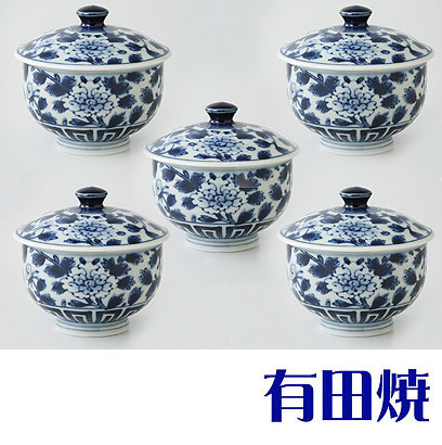 楽天市場】有田焼 古伊万里金彩 湯呑み5客セット（フタ付汲出