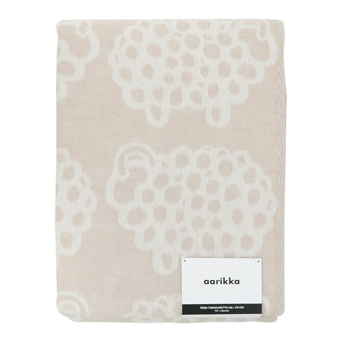 アーリッカ Aarikka 毛布 （皮膚軟化剤） B7432 Passi Blanket J303 Cream アアリッカ 差し上げ物 ひざ掛け ブランケット 大判 絨毛投げること 北欧 雑貨 室内装飾雑貨 フィンランド 愛くるしげ かっこ良い 差し上げ物相応う 【貨物輸送無料】 毛布・ブランケット-インテリア・寝具・収納