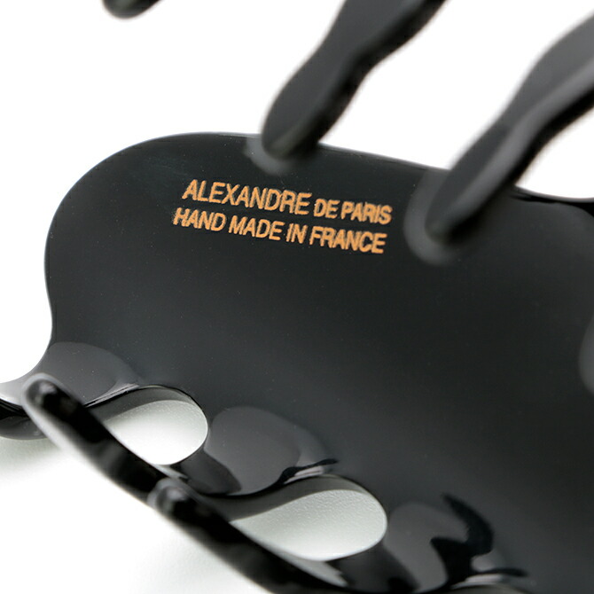 アレクサンドル ドゥ パリ ALEXANDRE DE PARIS ベーシック クラシック クリップ Lサイズ (5色) ACCL 7706 BASIC CLASSIQUES CLIP L フランス製 ブランド プレゼント ヘアクリップ おしゃれ ヘアアクセサリー 髪留め 大きめ ラージ ハンドメイド レディース 【送料無料】