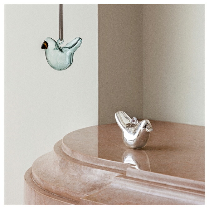 イッタラ Iittala ミニ バード オーナメント 32x48mm 3個セット （7色