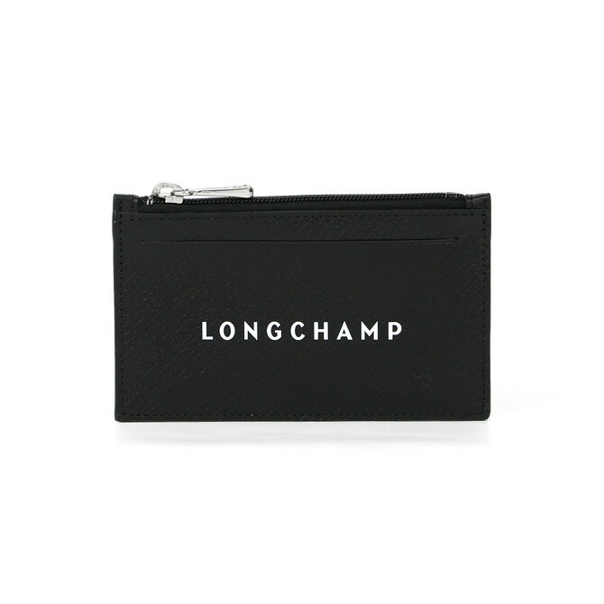 ロンシャン LONGCHAMP コインケース （ブラック） 3613 H67 001 ROSEAU ESSENTIAL Coin Pouch 黒 Noir カードケース レザー ロゴ ポーチ シンプル プレゼント おしゃれ かわいい ギフト対応 【送料無料】