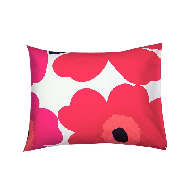 marimekko - marimekko シングル 掛け布団カバー&amp;ピローケース ウニッコ 赤 marimekko - marimekko シングル 掛け布団カバー&ピローケース