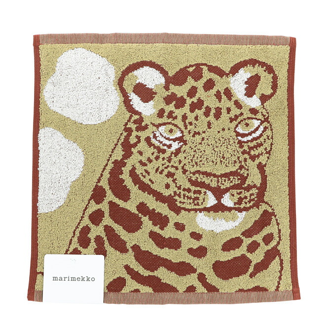 楽天市場 マリメッコ Marimekko カクソセット ミニタオル 32x32cm ベージュ ブラウン Kaksoset Mini Towel 1 アニマル 豹 ヒョウ 21aw 21秋冬 セレクトショップ Aer アエル
