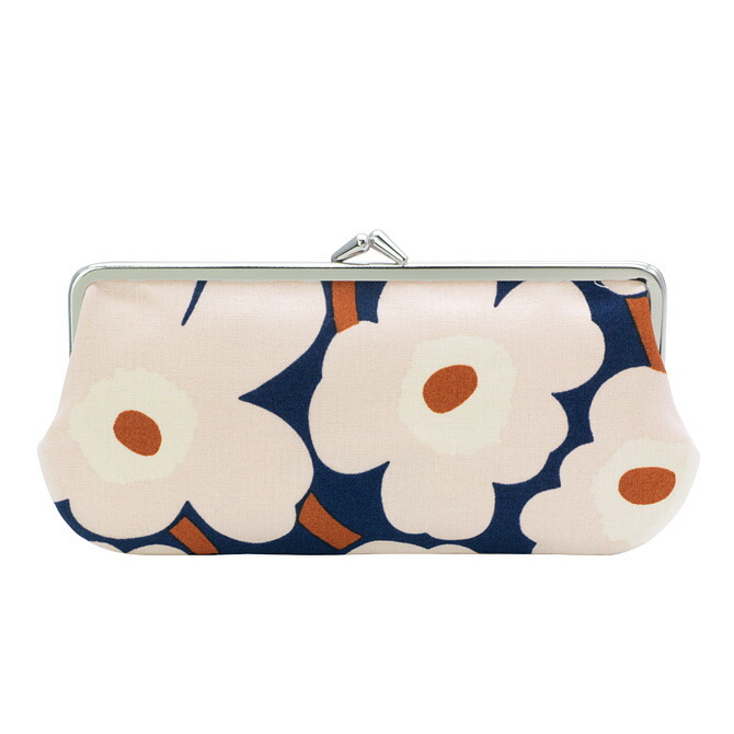 マリメッコ Marimekko ガマ口ポーチ 10x19cm SILMALASI KUKKARO Silmalasi Kukkaro がま口 ウニッコ  ブランド 化粧ポーチ メイクポーチ 小物入れ コインケース おしゃれ かわいい ギフト プレゼント 財布・ケース 